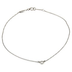 Tiffany & Co. Elsa Peretti Diamonds By The Yard Platinum Chain Bracelet 8.5"