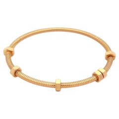 Cartier Écrou de Cartier 18k Rose Gold Bangle Bracelet w/ Cert Size 18