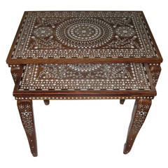 Set of Moroccan Style Nesting Tables