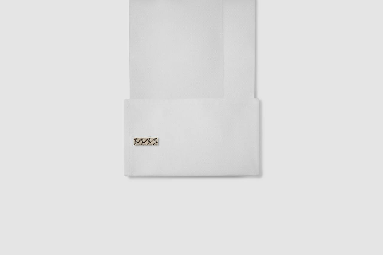 Hermès Sterling Silver Cufflinks at 1stdibs