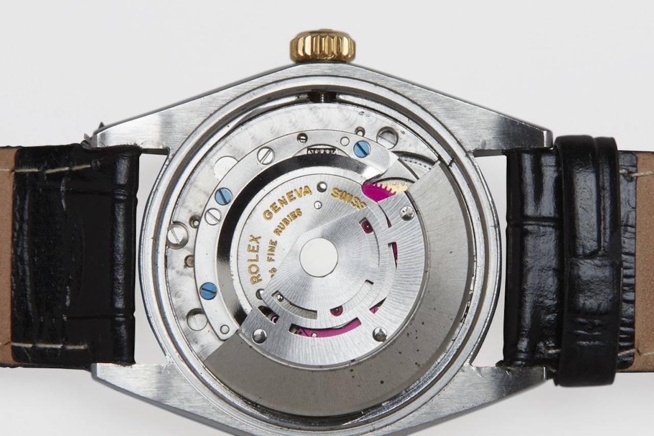 Rolex Stainless Steel Oyster Perpetual Air King Date automatic Wristwatch In Excellent Condition In New York, NY