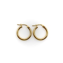 Vintage 14K Gold Hoops
