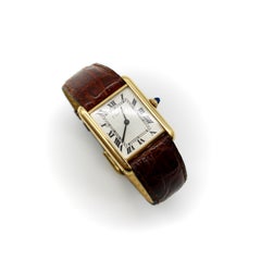 18K Gold Cartier Tank Louis 78086 Watch Circa 1980’s