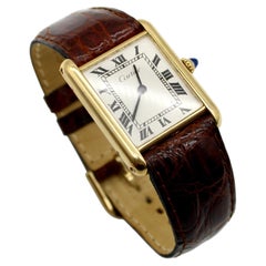 18K Gold Cartier Tank Louis 78086 Watch Circa 1980’s