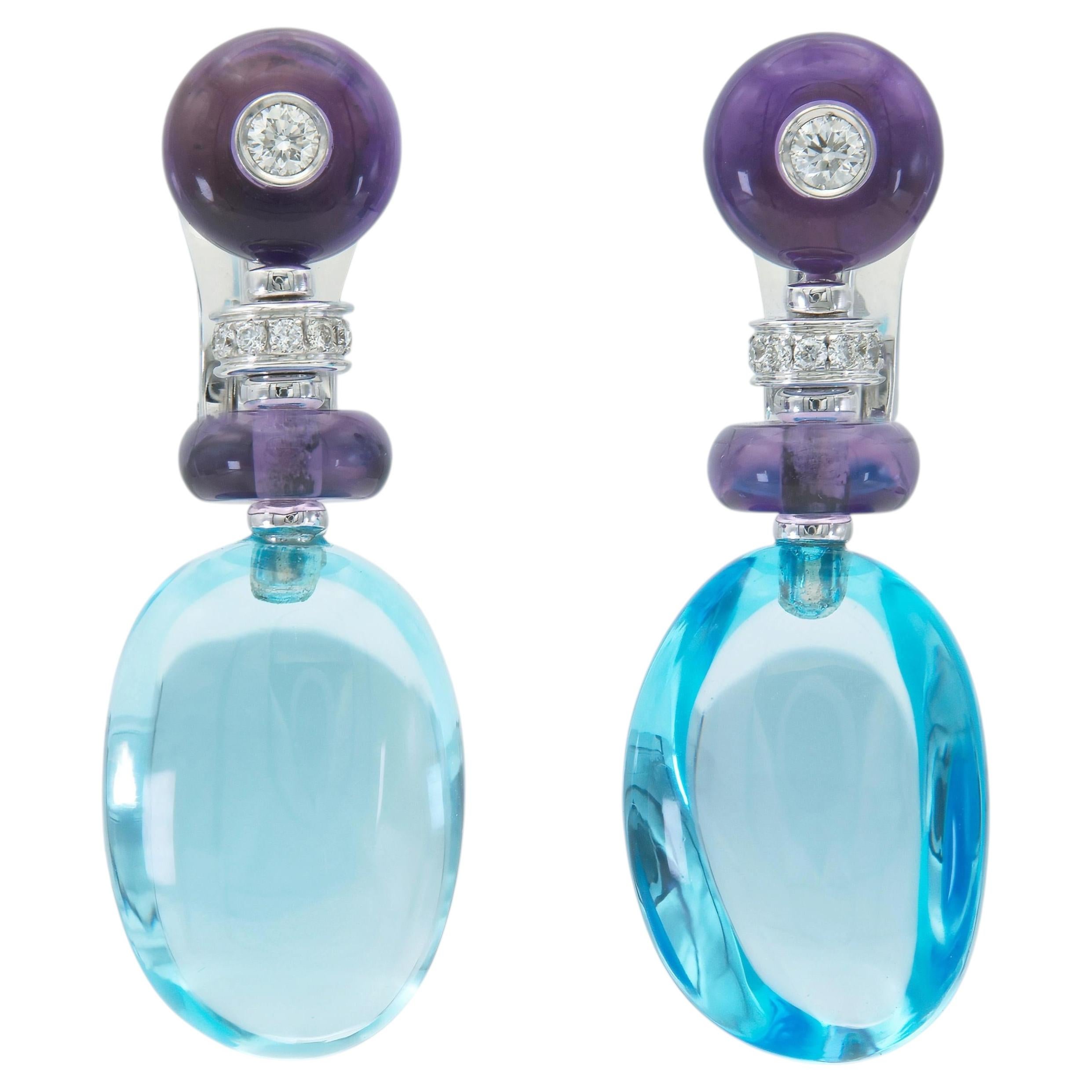 Bvlgari Mediterranean Eden Sassi Earrings For Sale