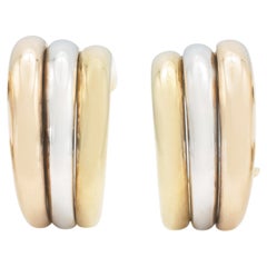 Vintage 1990s Cartier Trinity Hoop Earrings