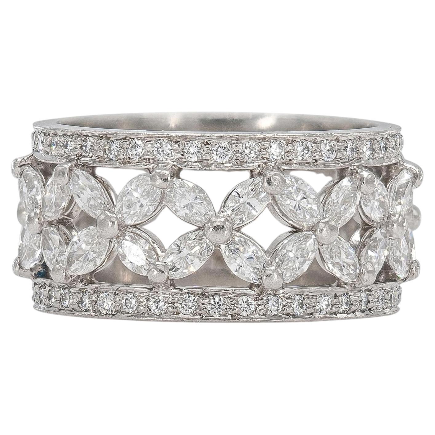 Tiffany & Co. Anello Victoria in platino con diamante
