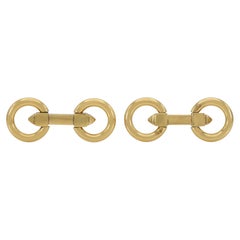 Vintage 1940s Cartier Gold Cufflinks