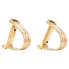 Vintage 1940s Cartier Double C Cufflinks