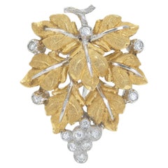 Vintage 1960s Mario Buccellati Leaf Brooch
