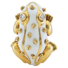 David Webb Frog Brooch