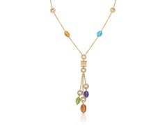Bvlgari B.Zero1 Multi-Gem Lavalier Necklace