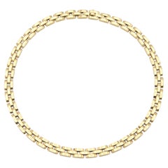 Vintage 1990s Cartier Maillon Panthere Necklace