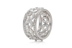 Tiffany & Co. Victoria Platinum Diamond Band Ring