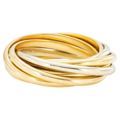 Bague Trinity Cartier vintage à 7 rangs