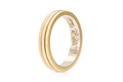 Vintage 1980s Cartier Tri-Color Gold Band