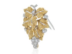 Vintage 1960s Mario Buccellati Leaf Brooch