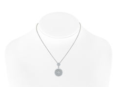 Bvlgari Astrale Cerchi Diamond Pendant Necklace