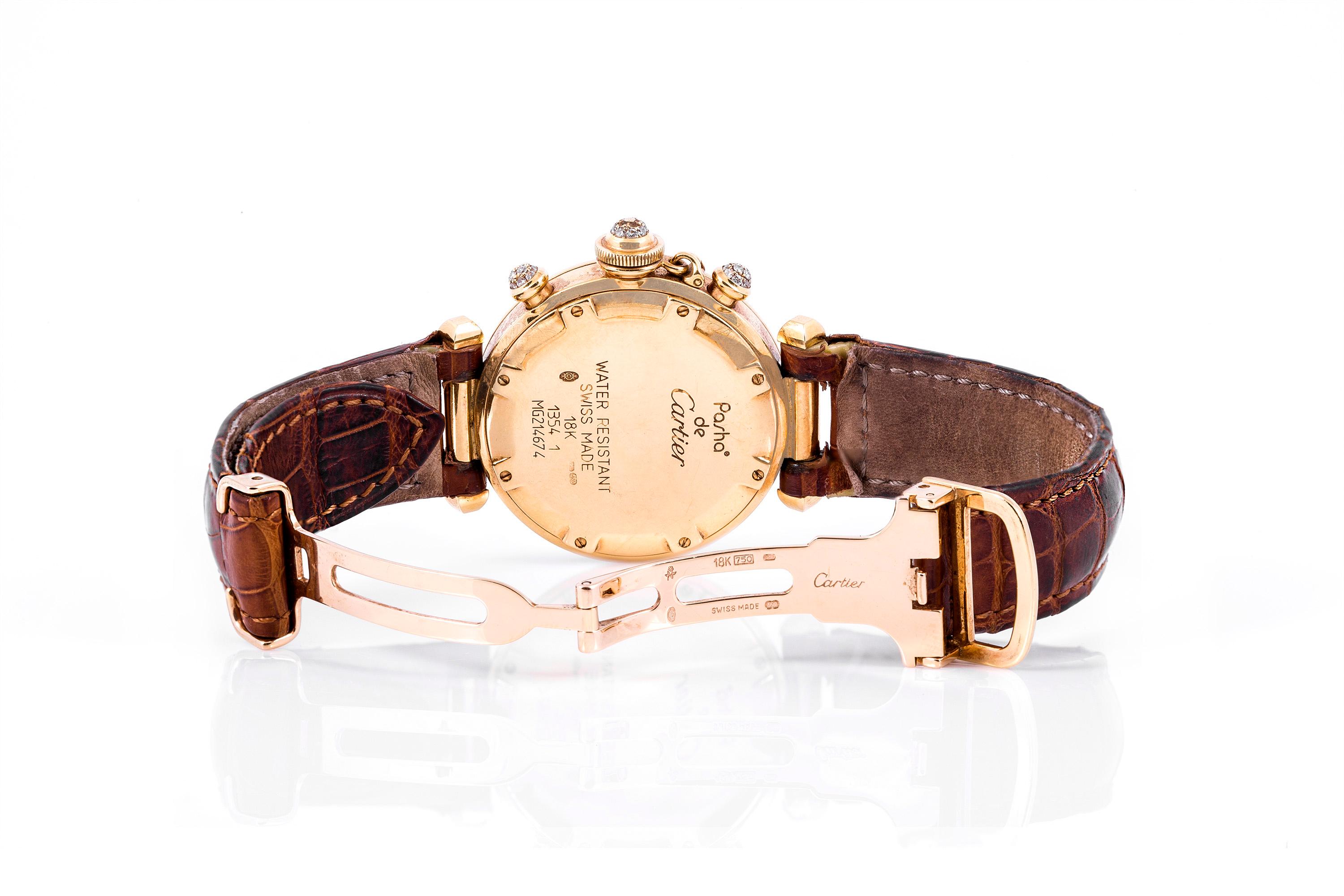 Cartier Pascha Uhr im Zustand „Hervorragend“ im Angebot in New York, NY