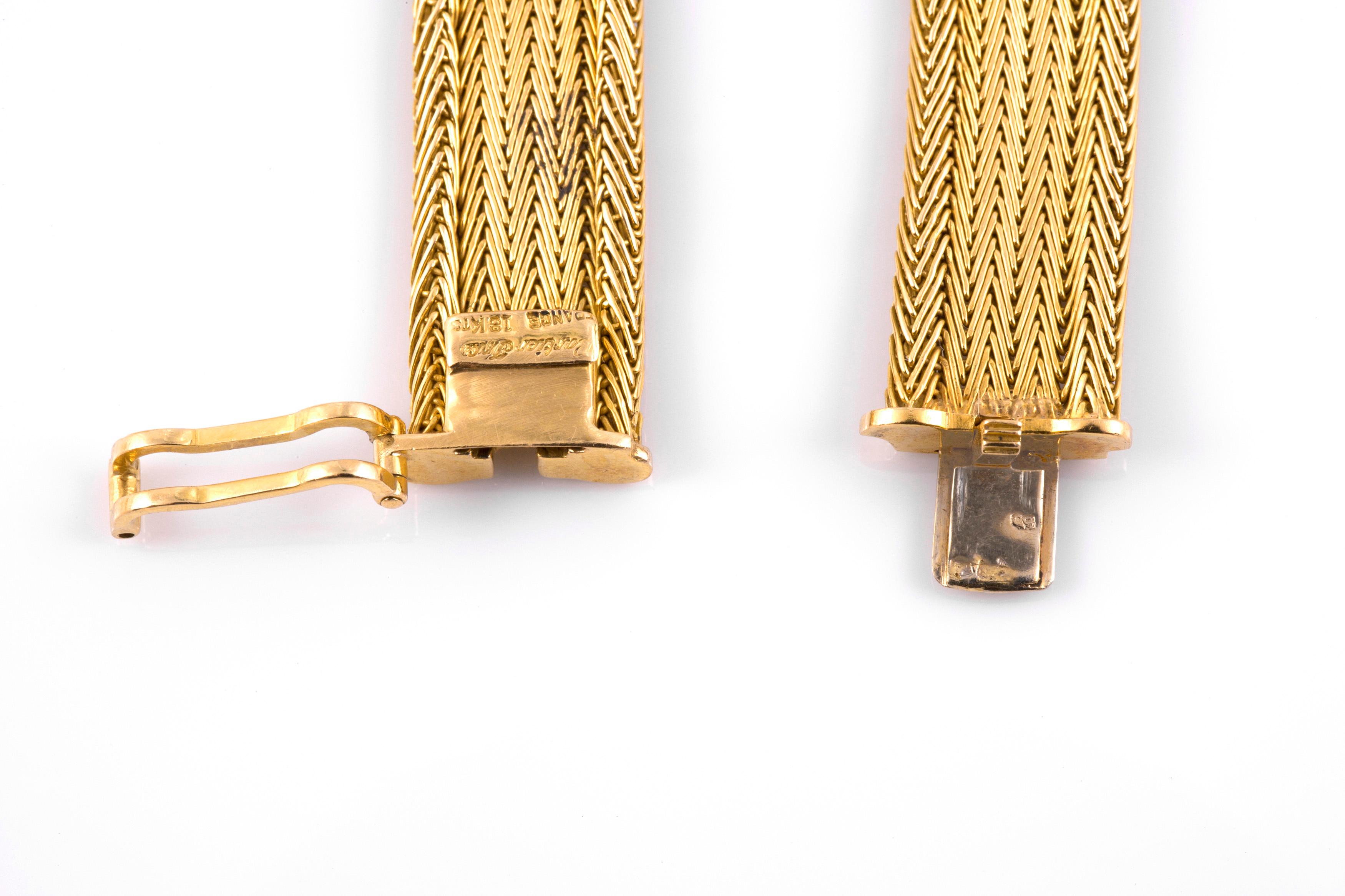 Cartier Gold-Choker-Halskette (Rundschliff)