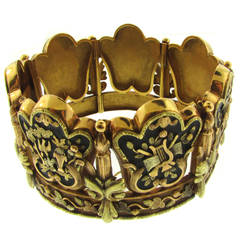 Significant French 19th Century Muses Bracelet