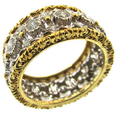 Buccellati Diamond Filigree Eternity Band