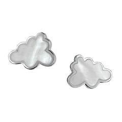Tessa Packard London Mother-of-Pearl Sterling Silver Cloud Earrings 5