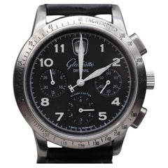 Glashütte Senator Navigator Chronograph GUB 39-32 - Steel, Box & Papers