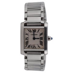 Cartier Tank Française 2384 Stainless Steel Quartz Watch
