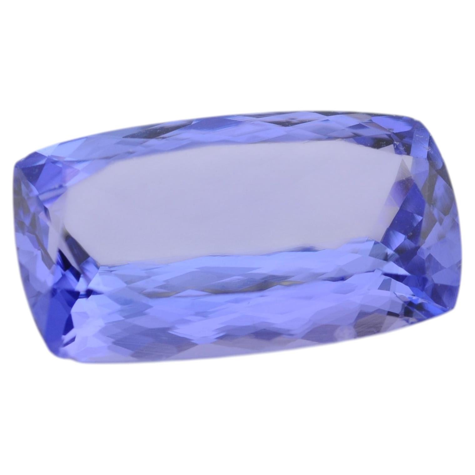 Tanzanite Loose Gemstone 15ct+ Loupe-Clean For Sale