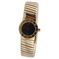 Bvlgari Tubogas Tricolor Quarz-Armbanduhr, Ref. F21051, 1987