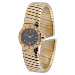 Bvlgari Tubogas Tricolor Quarz-Armbanduhr, Ref. F21051, 1987