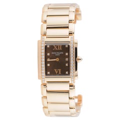 Patek Philippe Twenty~4 aus 18 Karat Roségold mit Diamanten, Ref. 4910, 2010