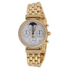 IWC Da Vinci Lady Chronograph Moonphase 18k Gold Diamond – Ref. 3736