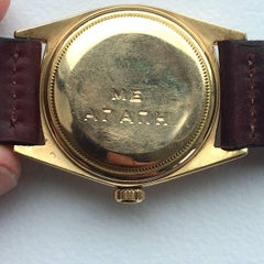 Rolex Yellow Gold Oyster Perpetual Day-Date Automatic Wristwatch with Papers