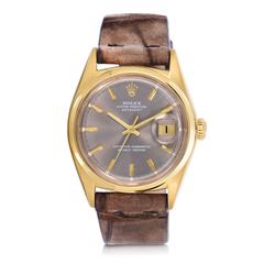 Rolex Yellow Gold Oyster Perpetual Datejust Wristwatch