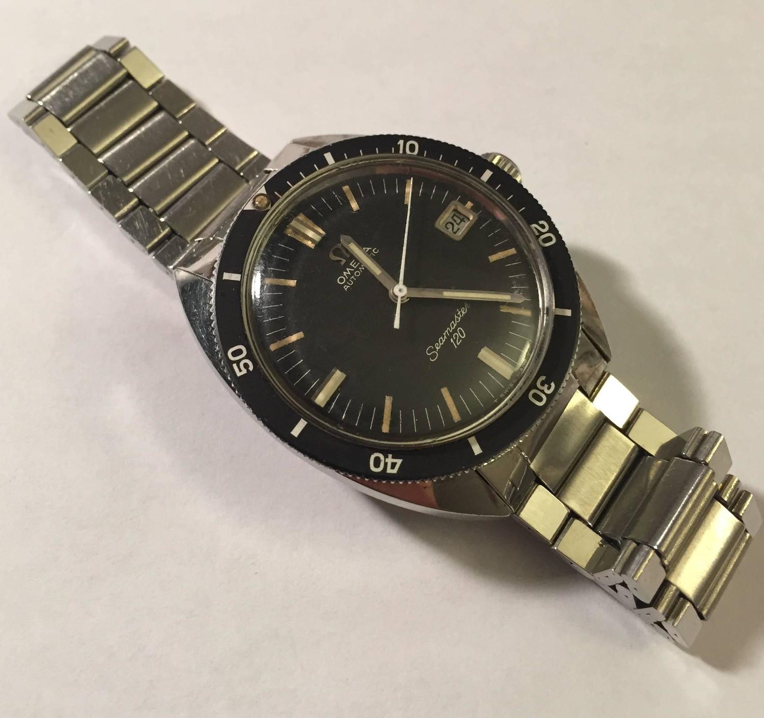 Vintage 196039;s Omega Seamaster 120 Automatic Watch at 1stdibs