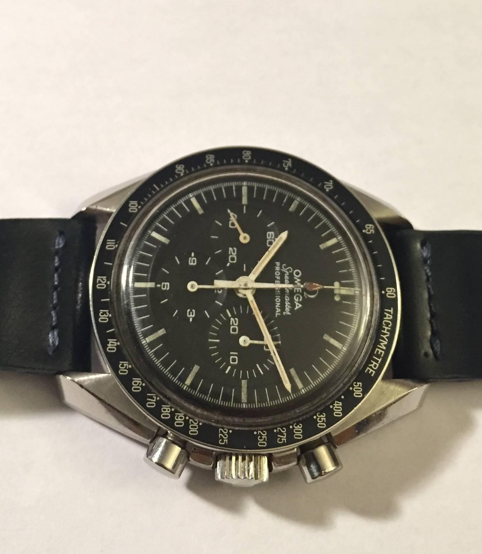 1969 Omega Speedmaster First Watch Worn on The Moon  In Excellent Condition In New York, NY