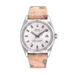 Rolex Vintage Stainless Steel Oyster Perpetual Wide-Boy Datejust Wristwatch