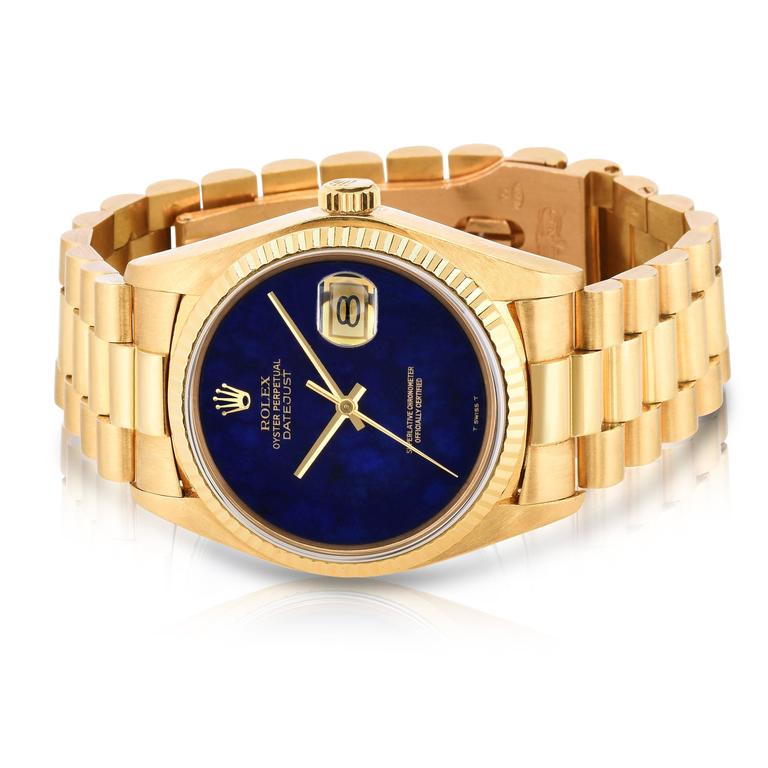 rolex datejust lapis dial