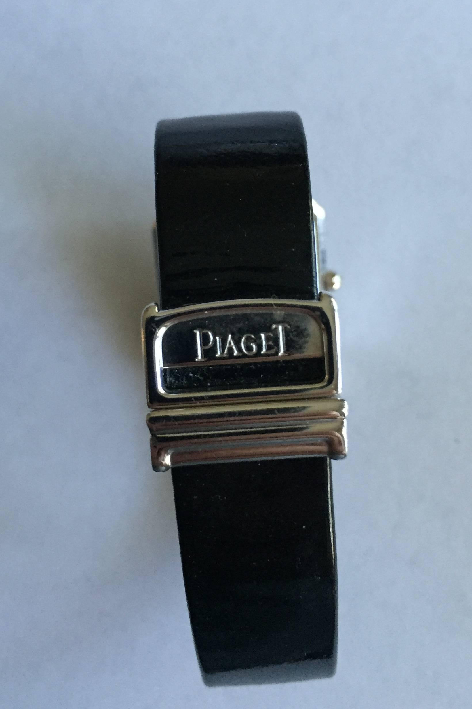 Piaget Lady's White Gold Diamond Protocole Dress Quartz Wristwatch 3