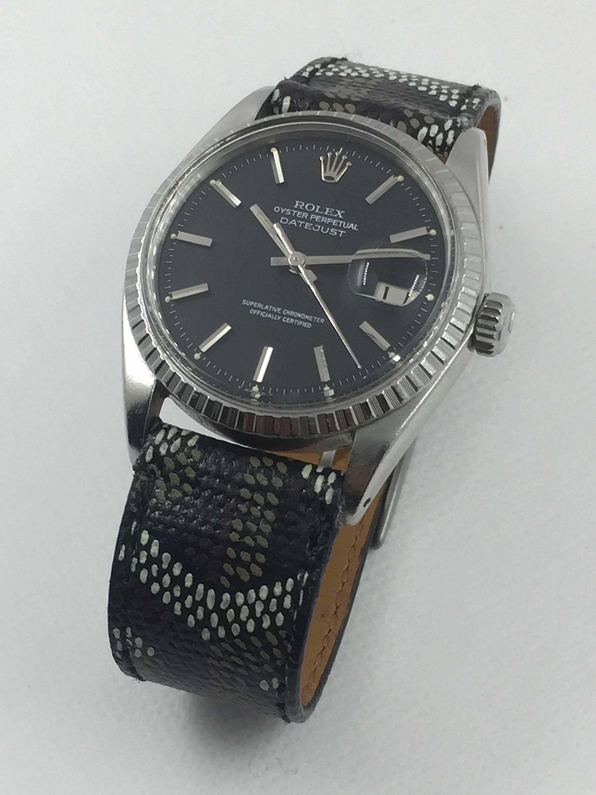 Rolex Stainless Steel Oyster Perpetual Datejust Automatic Wristwatch 2