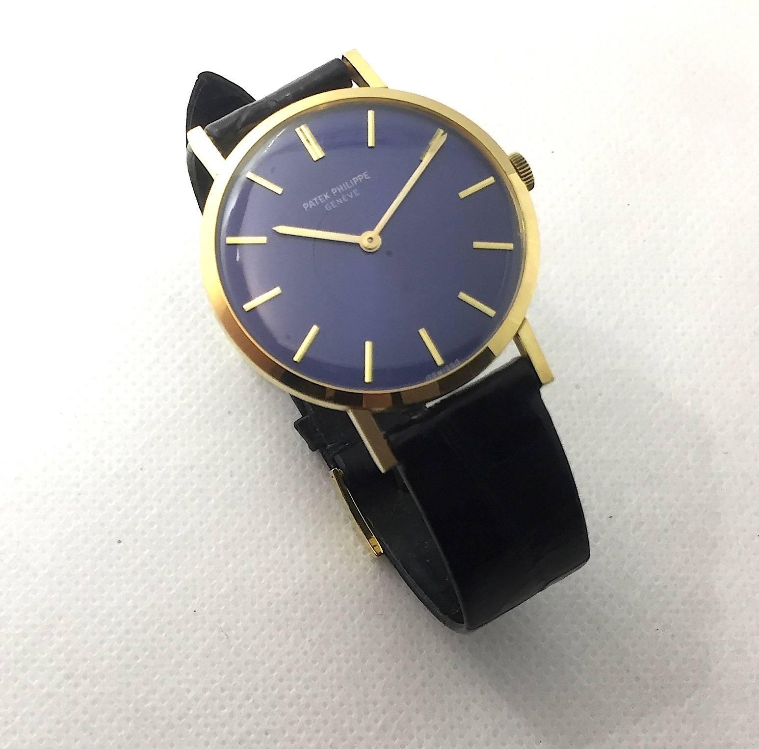Patek Philippe & Co. Yellow Gold Calatrava Manual Wind Wristwatch 2