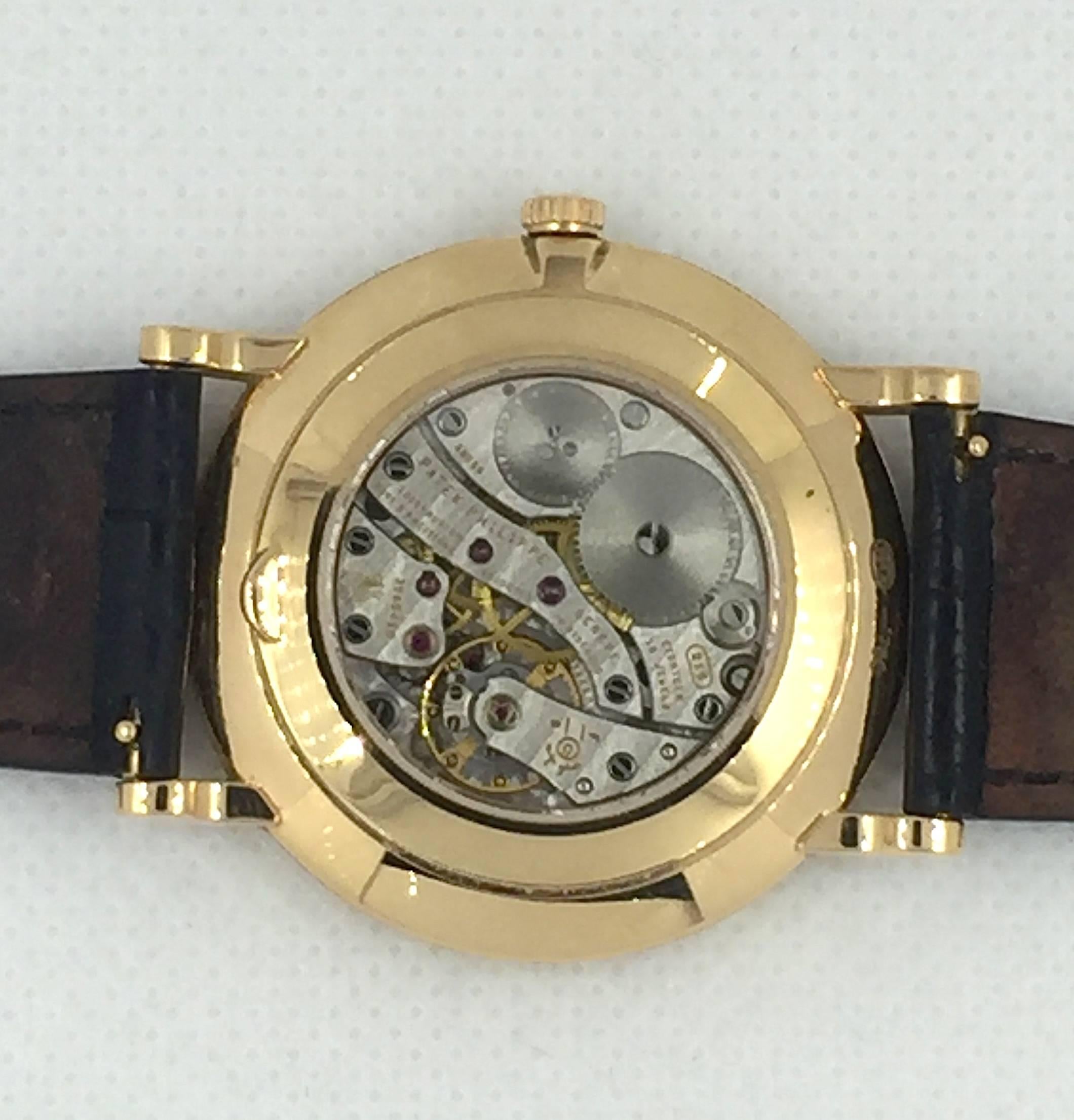 Patek Philippe Rose Gold Calatrava Wristwatch Ref  5119 1