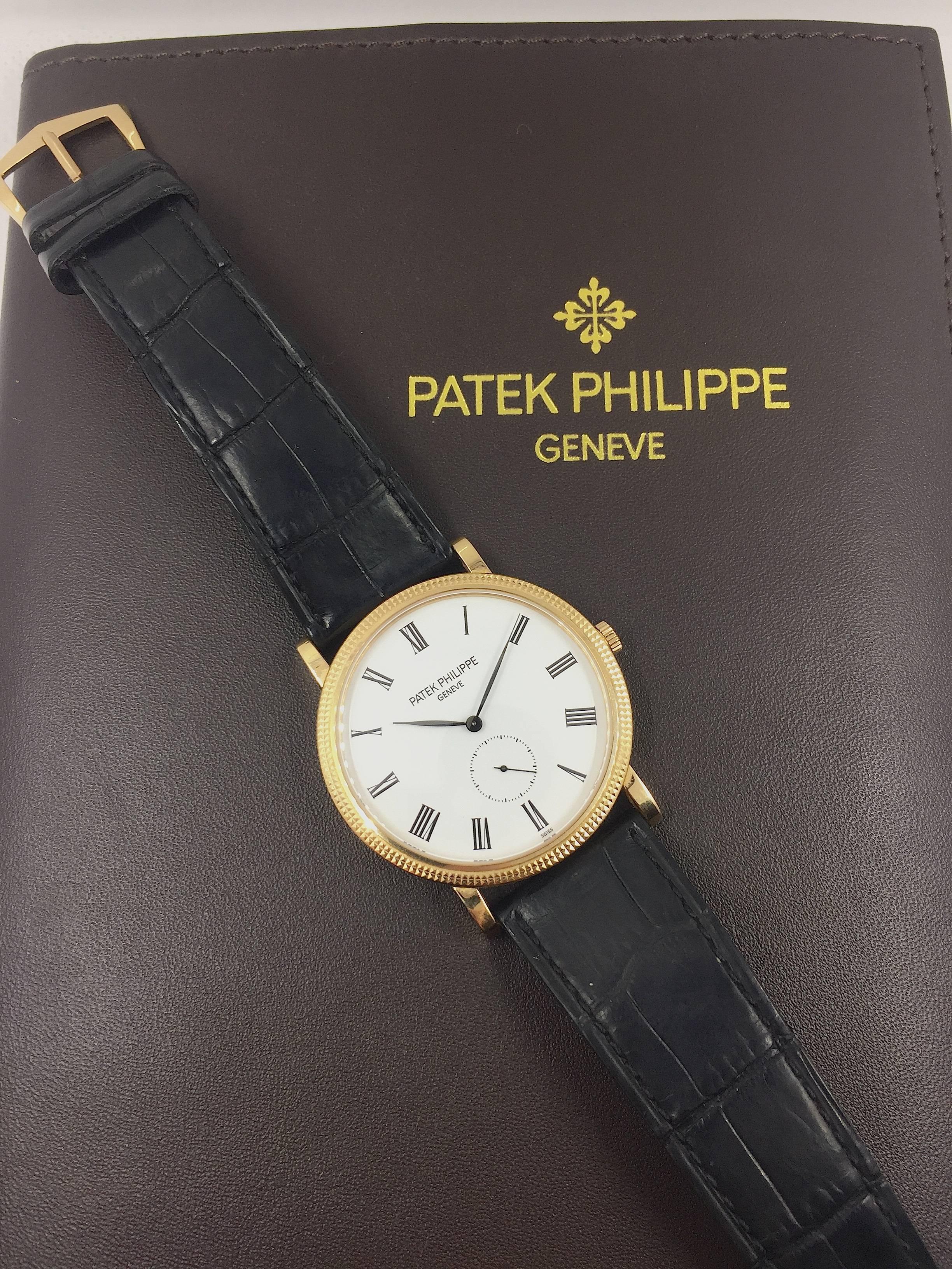 Patek Philippe Rose Gold Calatrava Wristwatch Ref  5119 2