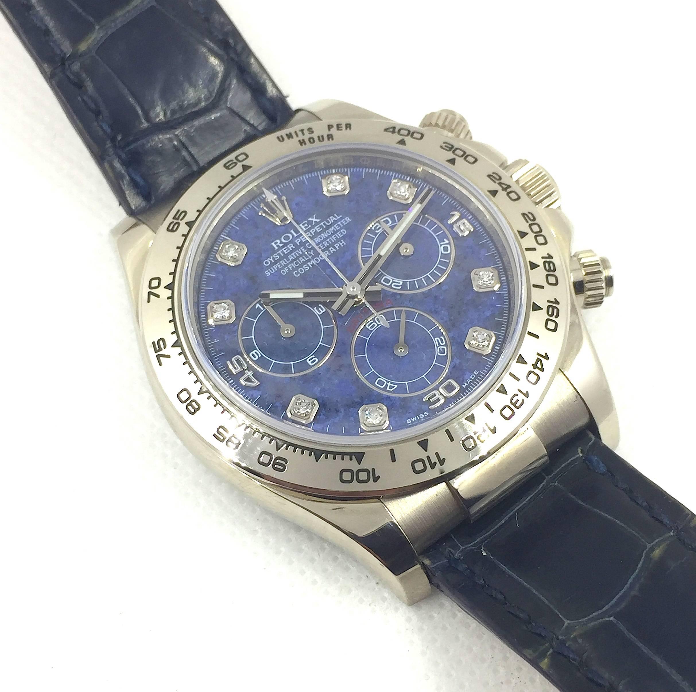 rolex daytona sodalite dial