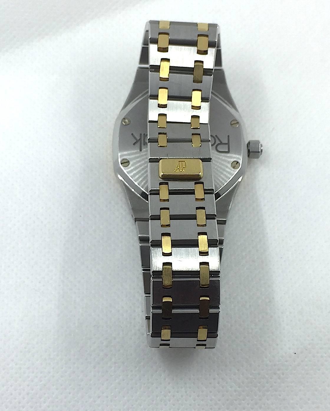 Audemars Piguet Steel and Gold Royal Oak Automatic Wristwatch, 1980s 2
