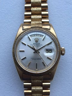 Rolex 18K Yellow Gold Day-Date Presidential Watch with Papers, 1960s