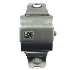 LIP Stainless Steel Manual Wind Wristwatch