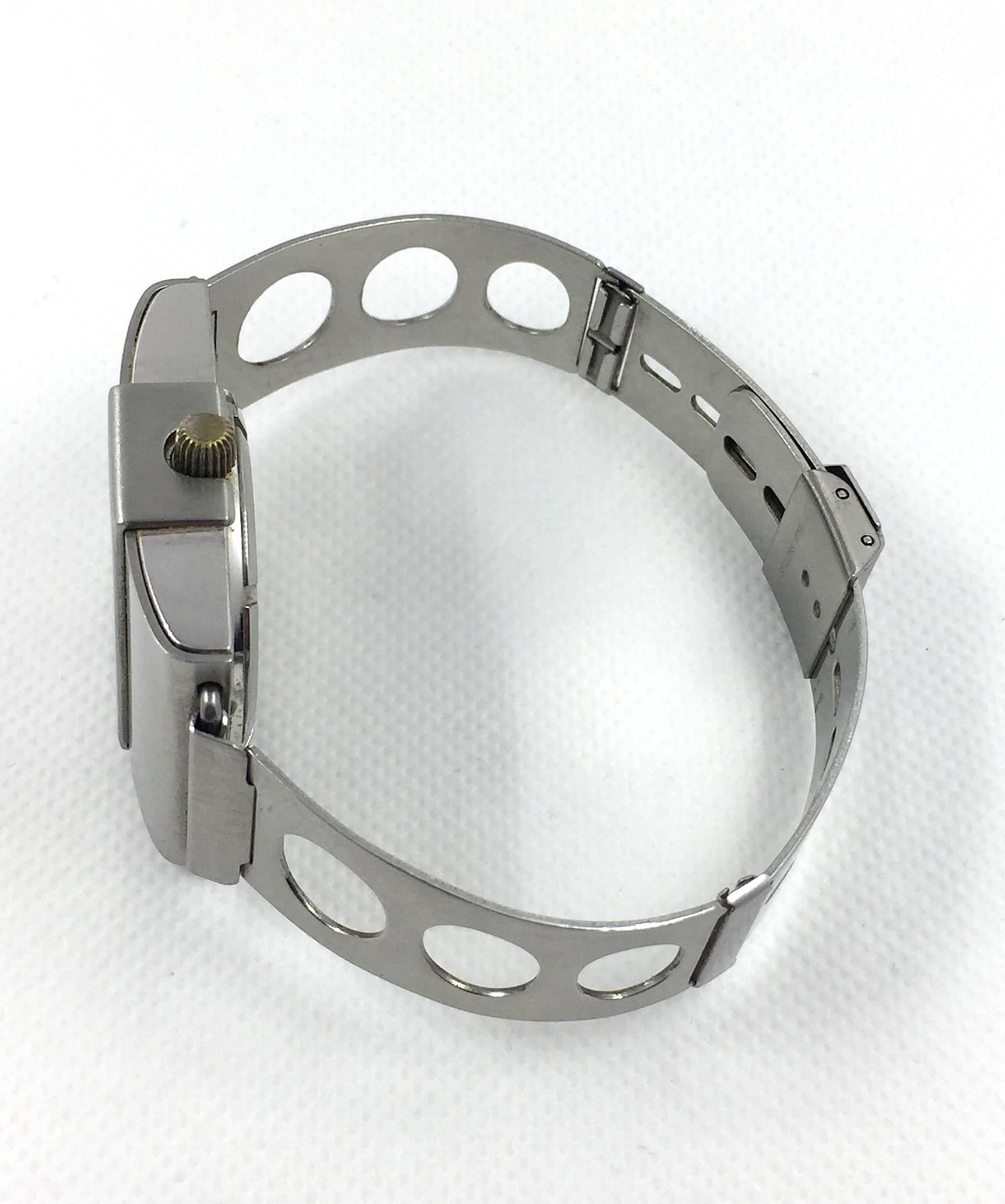 Women's or Men's LIP Stainless Steel Manual Wind Wristwatch For Sale